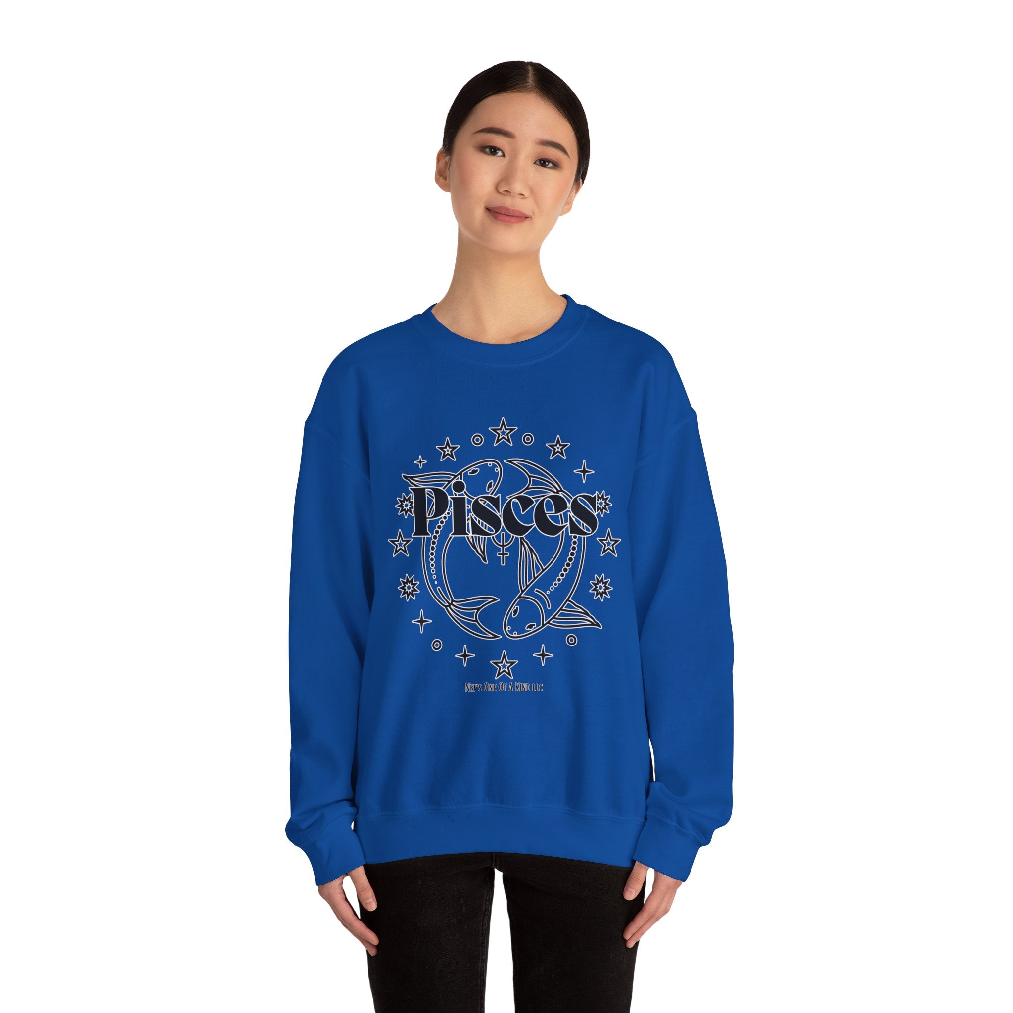 Pisces Unisex Casual Crewneck Sweatshirt